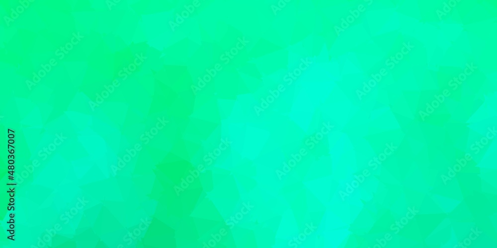 Light green vector polygonal pattern.