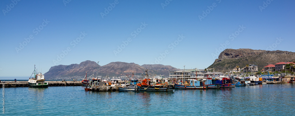 boats in the harbour Kalk Bay