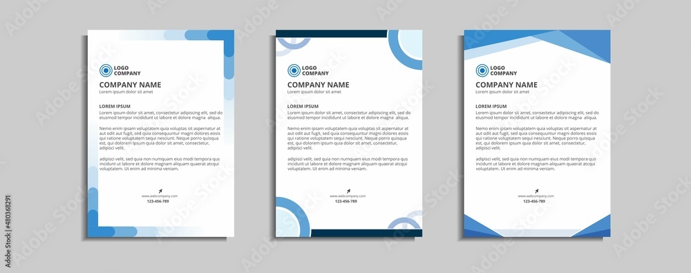 modern corporate letterhead template design modern corporate letterhead template design
