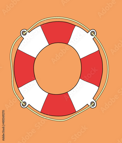 Salvagente vintage da nave
