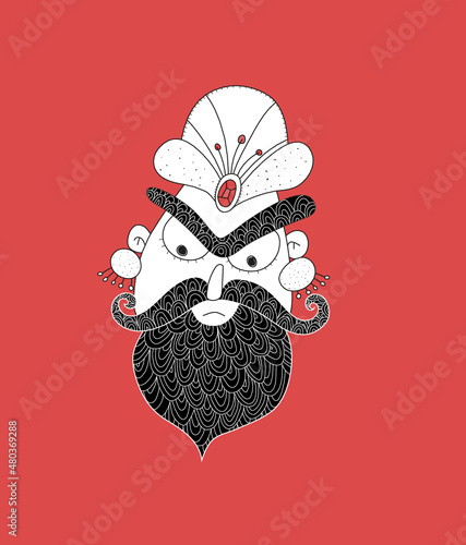 Ritratto del sultano arrabbiato