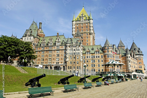 Quebec; Canada- june 25 2018 : Le Chateau Frontenac
