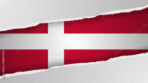 EPS10 Vector Patriotic background with Denmark flag colors.