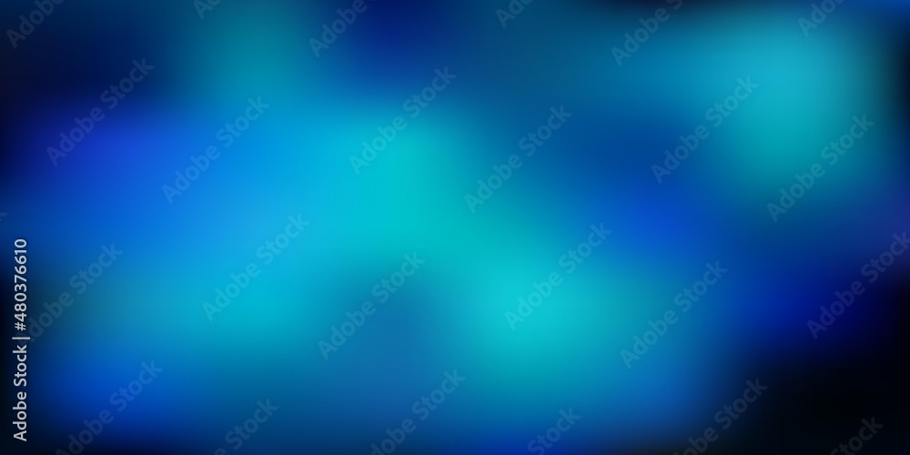Obraz premium Dark blue vector blur background.