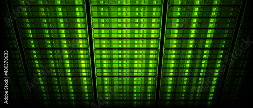 Green servers background