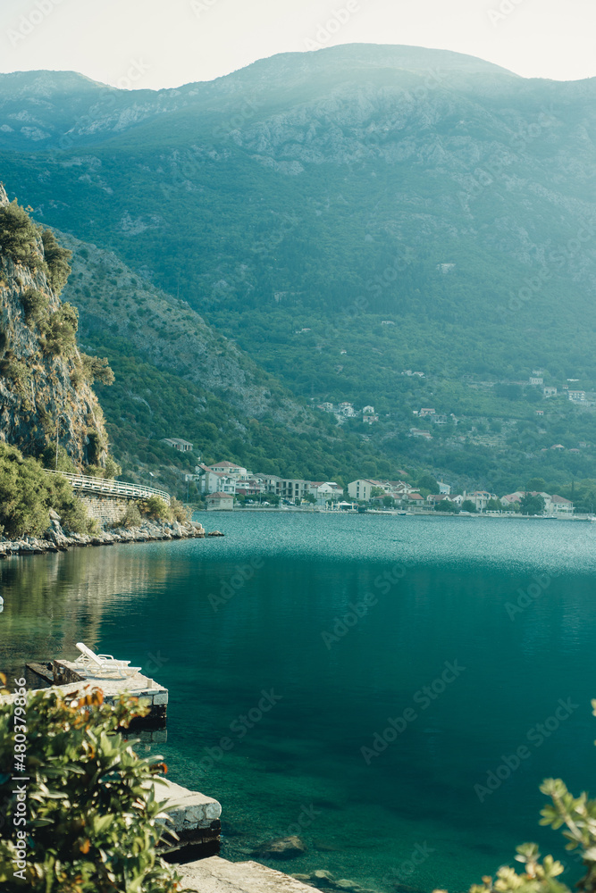 Obraz premium bay of kotor in montenegro
