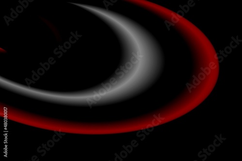 
Abstract illustration of the circular parallel propagation of tubular waves in an imaginary distant universe