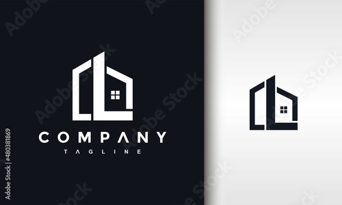 letter L real estate logo