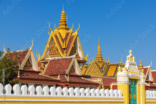 Obraz na płótnie Royal Palace in Phnom Penh, Cambodia