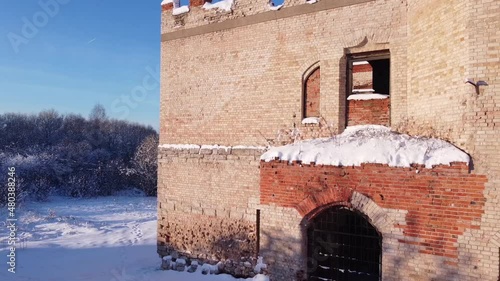 Aerial view of the castle, Khrapovitsky's estate