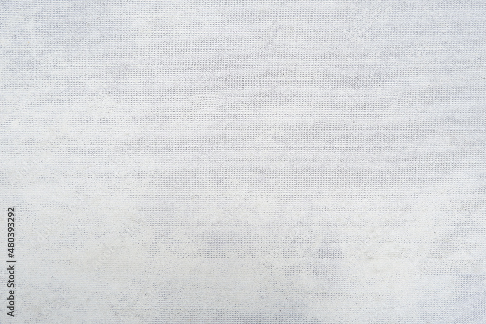 White old velvet fabric texture used as background. Empty white fabric background of soft and smooth textile material. There is space for text..
