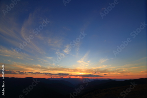 sunset in Altai mountains © Игорь Мезенцев