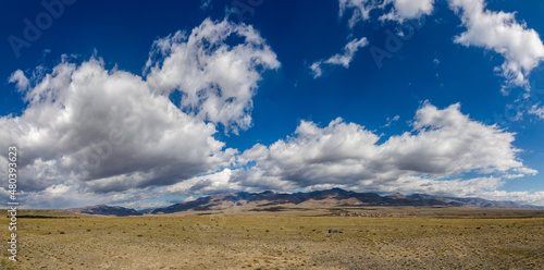clouds over the mountains