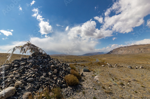 landscape with sky and clouds