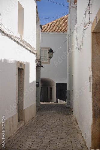 street in the an old town in the Algarve