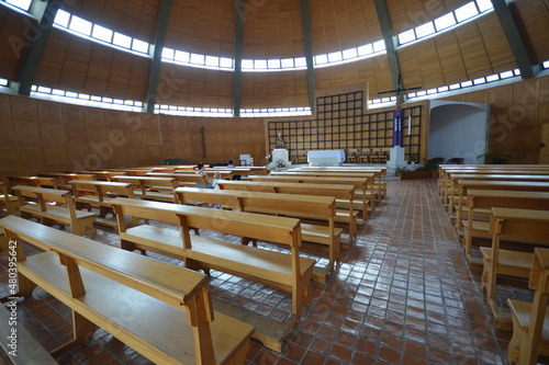 Modern church in the Algarve region, Portugal