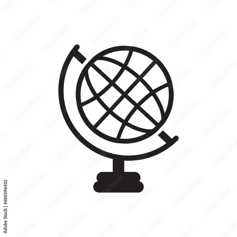 Globe icon (vector illustration) Globe icon (vector illustration)