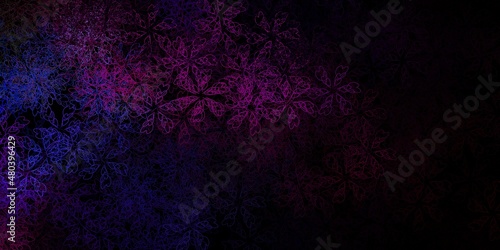 Dark orange vector pattern with lines.