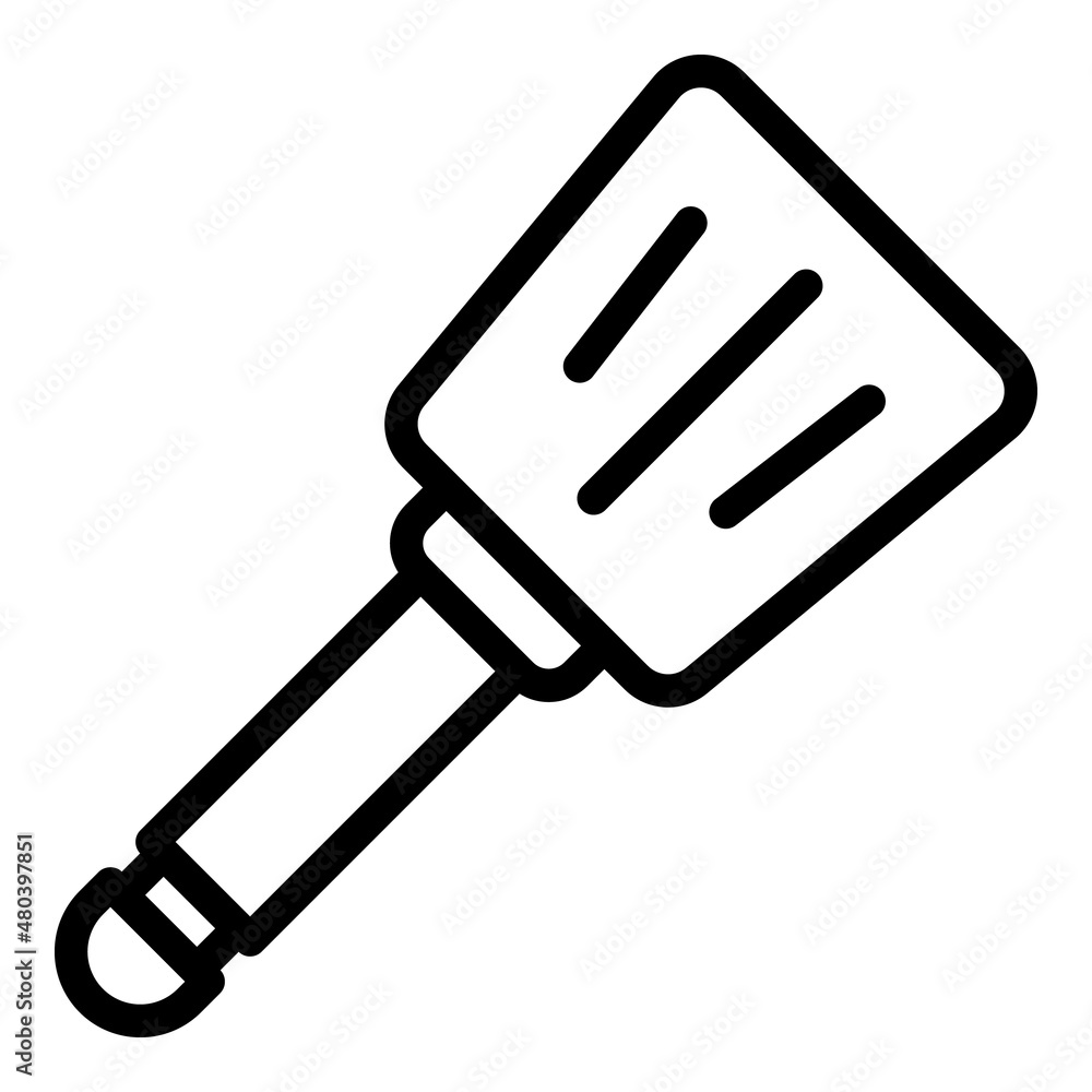 Spatula tool icon outline vector. Cooking kitchen Spatula tool icon outline vector. Cooking kitchen