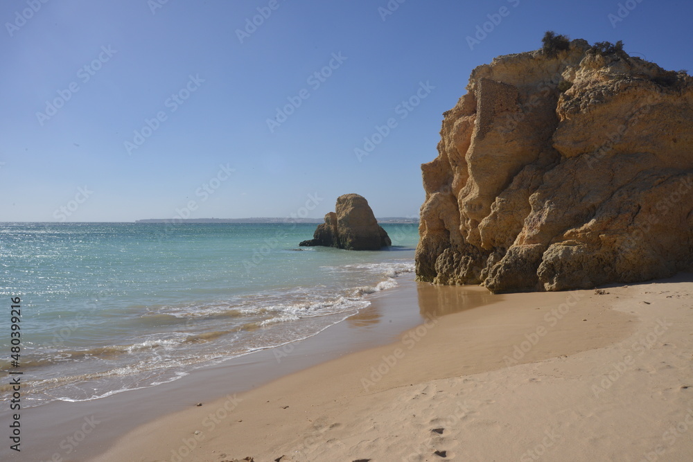 Cliffs In the Algarve, Portugal
