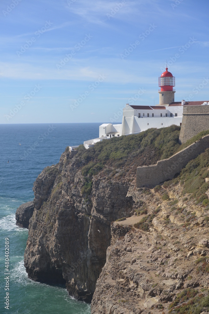 Lighthouse of cabo de sao vincente, portugal