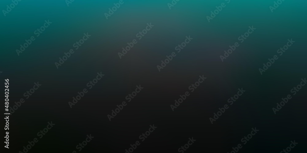 Fototapeta premium Light blue, green vector gradient blur layout.