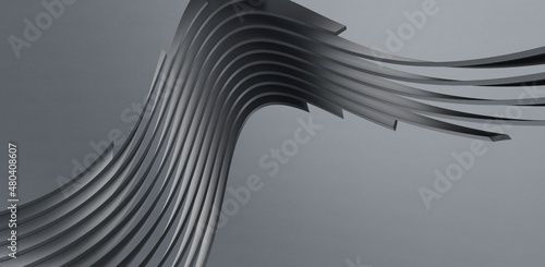 Wave band abstract backgrou...