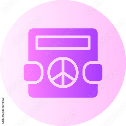 vindication gradient icon