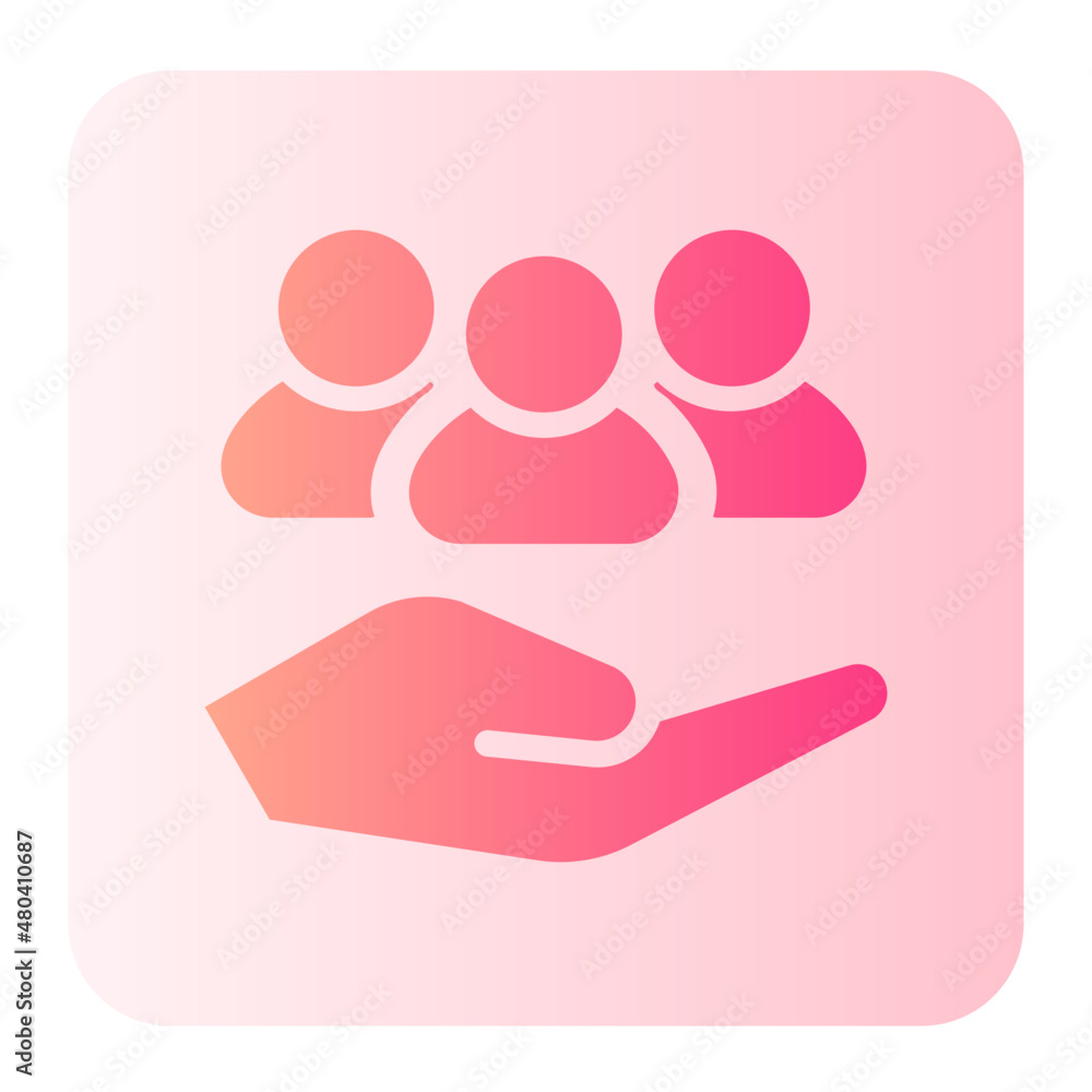 social responsibility gradient icon social responsibility gradient icon