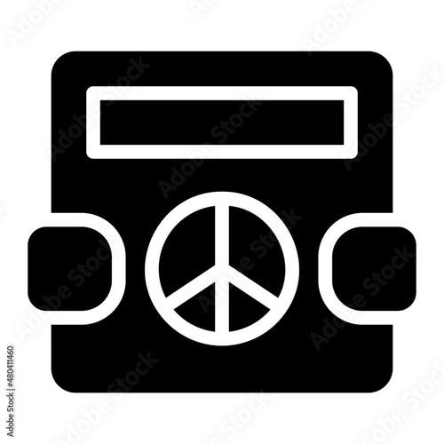 vindication glyph icon