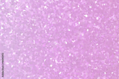 Delicate, soft, blurred mosaic crystal geometric shape texture background gradient pastel magenta lilac purple white color.
