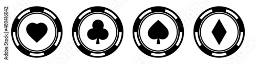 Playing Card Coin Icons
