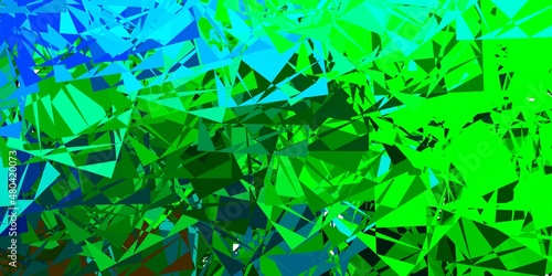 Dark Multicolor vector template with abstract forms.