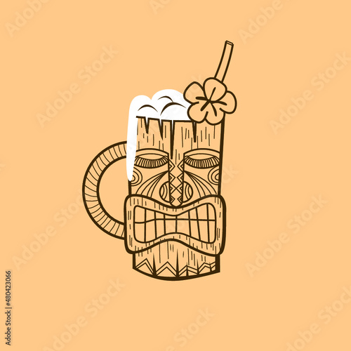 tiki cocktail balinese