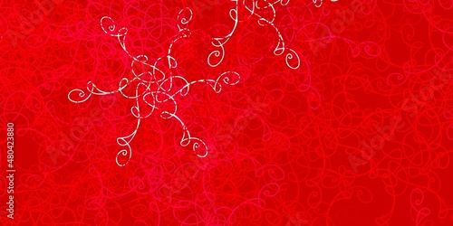 Light Pink, Red vector pattern with lines.