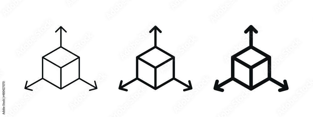 Cube icon with arrows, Augmented reality. cube symbol, 3D Cube line icon, Abstract Cube Hexagon Logo with arrow for website design and mobile, app development
Cube icon with arrows, Augmented reality. cube symbol, 3D Cube line icon, Abstract Cube Hexagon Logo with arrow for website design and mobile, app development