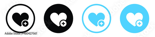 add to favorite icon heart plus icon - save icon bookmark symbol	
 photo