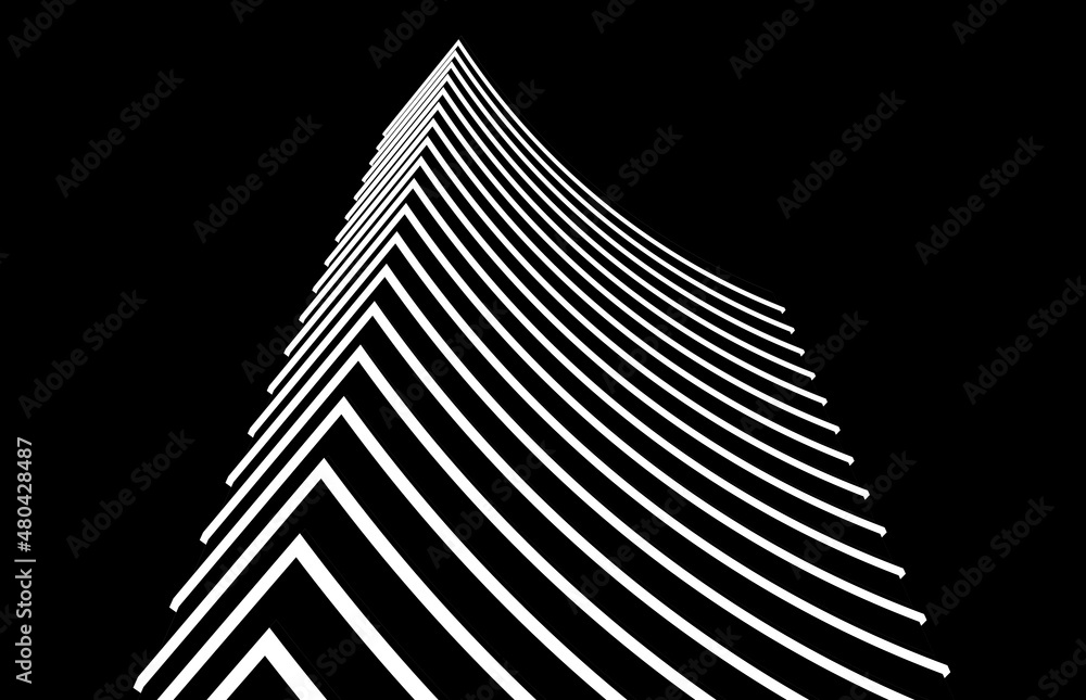 abstract architecture building 3d illustration abstract architecture building 3d illustration