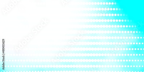 Light Blue, Green vector backdrop with circles.