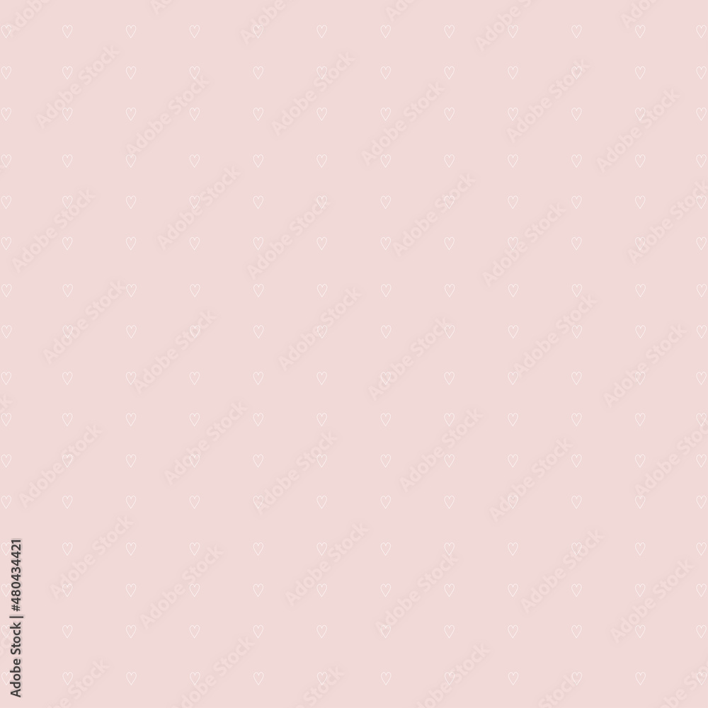 Pink background with hearts. The Valentine’s Day pattern Pink background with hearts. The Valentine’s Day pattern