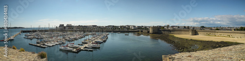 Landscape on the city of Concarneau in Finistere in Brittany