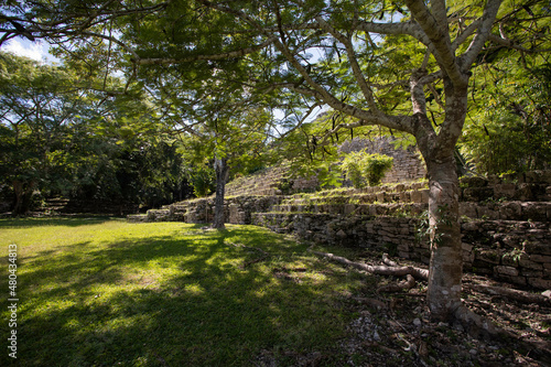Ancient Mayan ruins of Kohunlich in Quintana Roo, Mexico © BrookelynnBliss
