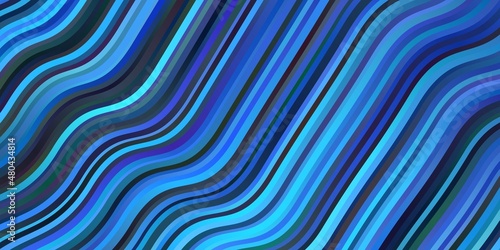 Light BLUE vector texture with wry lines.