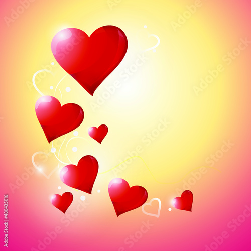 valentines day happy card typography heart banner design joyful valentines day, sketch letter design forvalentine`s day. Vector iilustration 