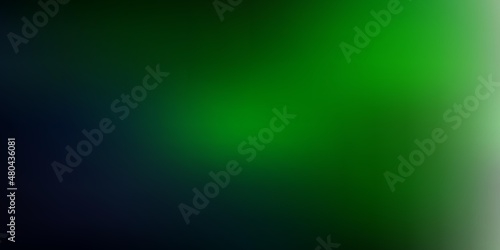 Dark green vector abstract blur texture.