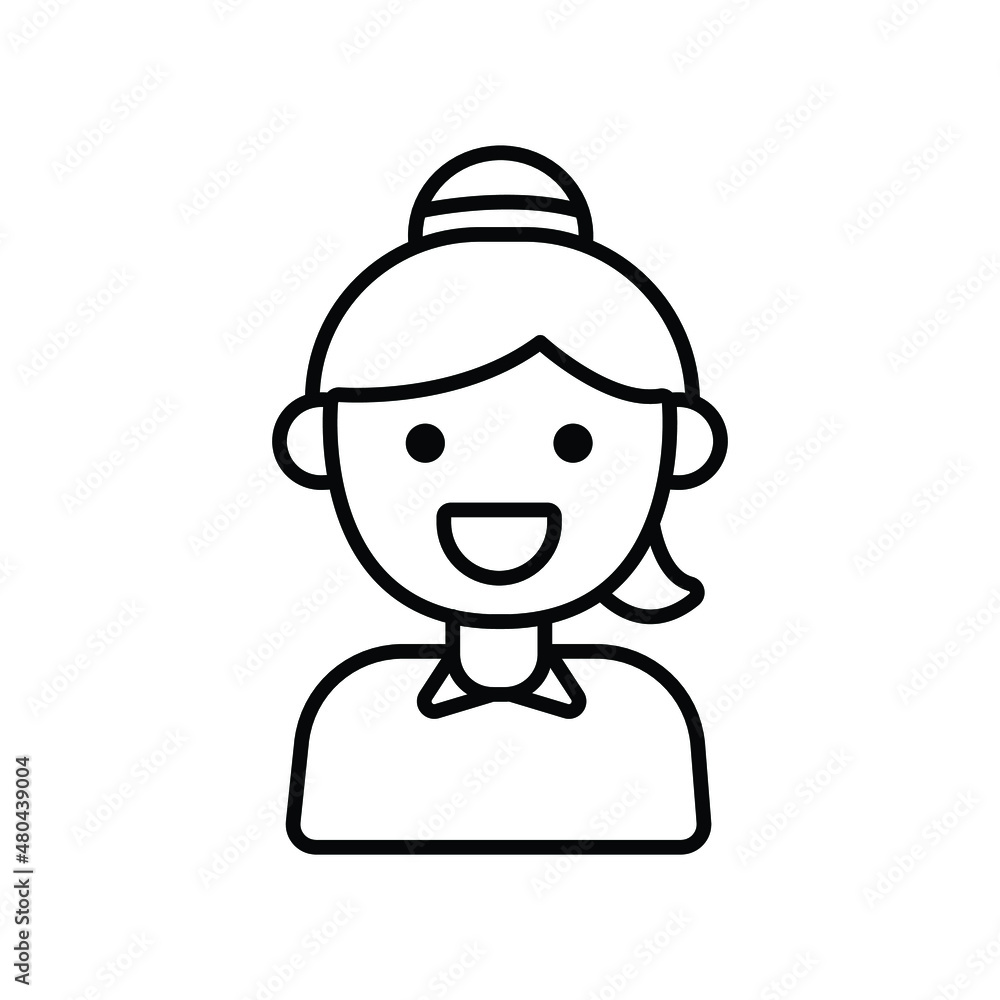 Teacher Line Icon Teacher Line Icon