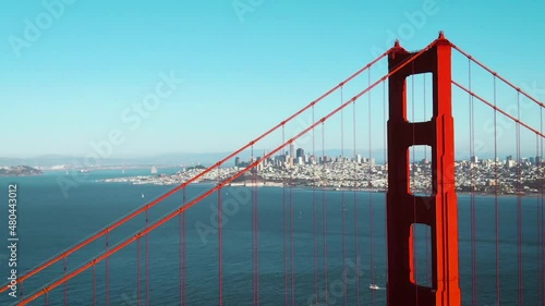 Arial of Golden Gate Bridge