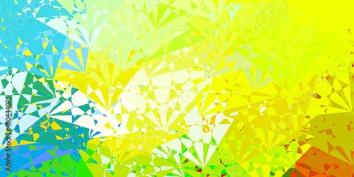 Light Multicolor vector backdrop with chaotic shapes.