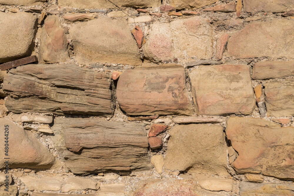 Fototapeta premium historische Steinmauer - Hintergrund