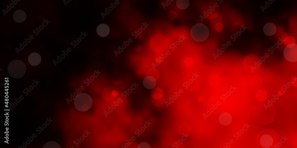 Dark Orange vector backdrop with circles. Dark Orange vector backdrop with circles.